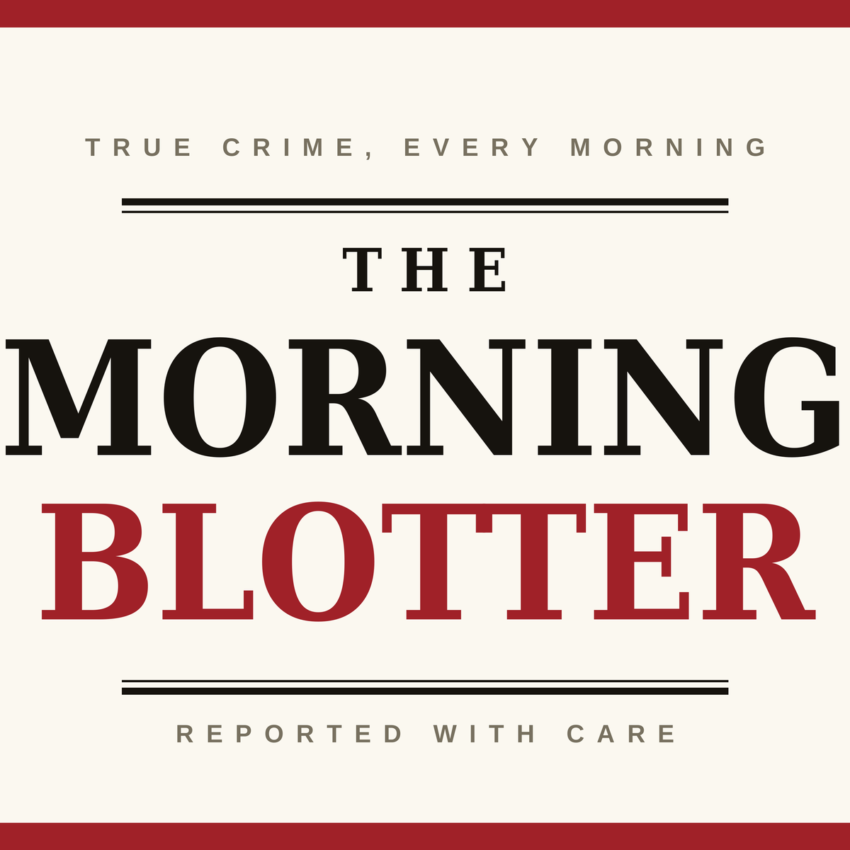 The Morning Blotter podcast cover